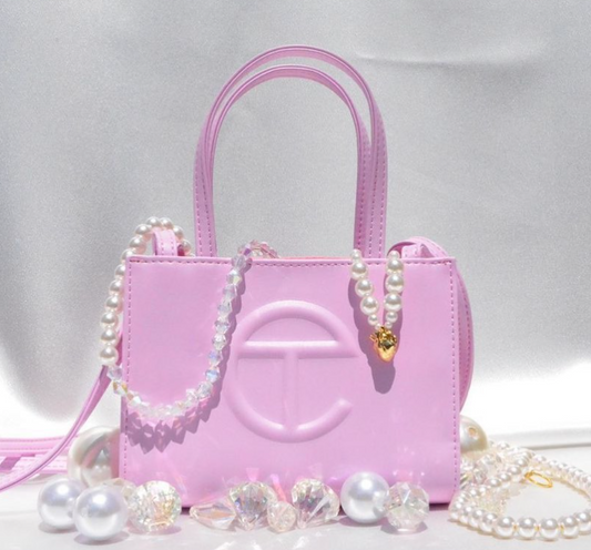 2日配信【テルファー】ピンク ショッピングバッグ